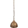 Clayre & Eef Lampa Wisząca Vintage Ø20x22cm E14 Złota