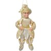 Clayre & Eef Ozdoba Zawieszka Elf Beżowo-Złota 28 cm