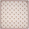 Obrus Clayre & Eef CGM01 100x100 cm Beżowo-Brązowy