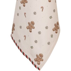 Clayre & Eef CGM42 Ścierka kuchenna 50x70 cm Beżowo-brązowa
