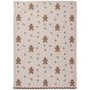 Clayre & Eef CGM42 Ścierka kuchenna 50x70 cm Beżowo-brązowa