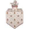 Clayre & Eef CGM50 Koszyk na pieczywo beżowo-brązowy 15x16 cm