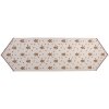 Clayre & Eef CGM65 Obrus na stół 50x160 cm Beżowo-brązowy