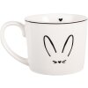 Clayre & Eef Kubek Porcelanowy 275 ml 12x8x7 cm