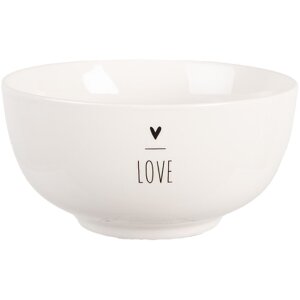 Clayre & Eef BHSBO0001 Miska Porcelanowa 14x7 cm 500 ml