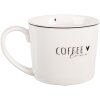 Clayre & Eef Kubek 275 ml Biały & Czarny