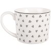 Clayre & Eef Kubek 275 ml Biało-Czarny