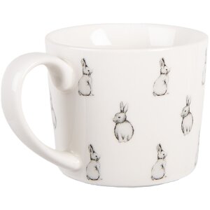 Kubek Clayre & Eef BNSMU 275 ml Biało-Czarny Porcelana