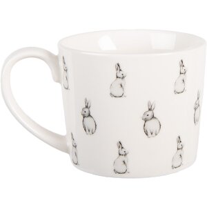 Kubek Clayre & Eef BNSMU 275 ml Biało-Czarny Porcelana