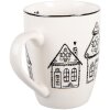 Clayre & Eef Kubek 350 ml Beżowo-Czarny