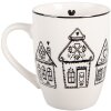 Clayre & Eef Kubek 350 ml Beżowo-Czarny