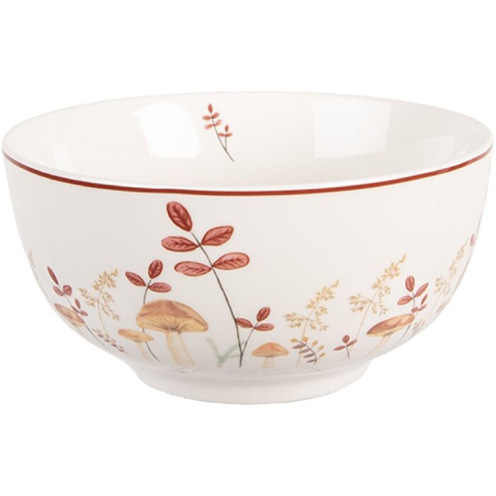 Clayre & Eef LFJBO Miska 14x7 cm Beżowo-Brązowa