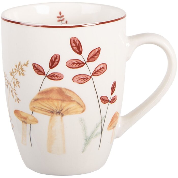 Clayre & Eef Kubek LFJMU 350 ml Beżowo-Brązowy