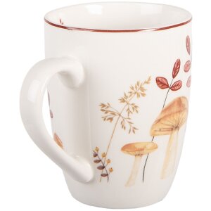 Clayre & Eef Kubek LFJMU 350 ml Beżowo-Brązowy