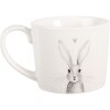 Clayre & Eef RUBMU Kubek 275ml Biało-Szary