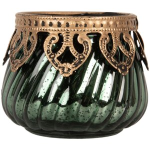 Clayre & Eef Świecznik na Świeczki Tealight 8x7 cm