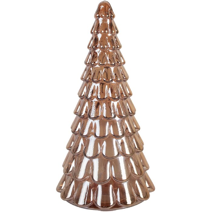 Clayre & Eef 6GL5329 Dekoracja Świąteczna Choinka Ø 20x40 cm