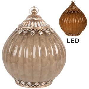 Clayre & Eef Dekoracja LED Ø 15x19 cm