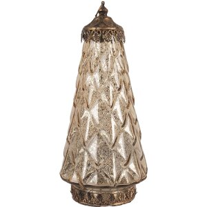 Clayre & Eef Dekoracja LED Szkło 13x28 cm
