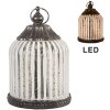 Clayre & Eef 6GL5228 Dekoracja LED ze szkła 8x12 cm