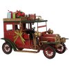 Clayre & Eef Dekoracja Auto Czerwony 42x18x28 cm