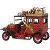 Clayre & Eef Dekoracja Auto Czerwony 42x18x28 cm