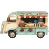 Clayre & Eef Foodtruck 26x14x14 cm Beżowo-Niebieski