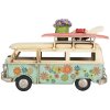 Clayre & Eef Model autobusu 17x7x11 cm Niebiesko-Beżowy