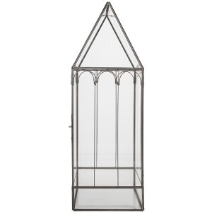 Clayre & Eef Mini Szklarnia Dekoracyjna 15x15x45 cm