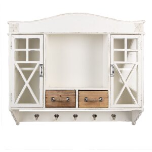 Clayre & Eef 5H0743 Szafka ścienna 76x16x65 cm</end>