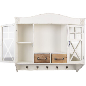 Clayre & Eef 5H0743 Szafka ścienna 76x16x65 cm</end>