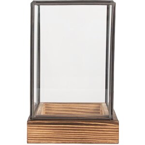 Clayre & Eef Mini Szklarnia Dekoracyjna 12x12x19 cm