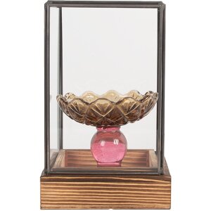 Clayre & Eef Mini Szklarnia Dekoracyjna 12x12x19 cm