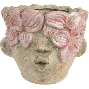 Clayre & Eef Doniczka Terakota Ø18x15 cm...