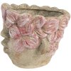 Clayre & Eef Doniczka Terakota Ø18x15 cm Beżowo-Różowa