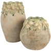 Clayre & Eef Donica Terakotowa 18x18 cm Beżowo-Żółta