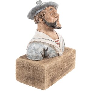 Clayre & Eef 6H2426 Marynistyczna Figurka Matros 19x11x24 cm