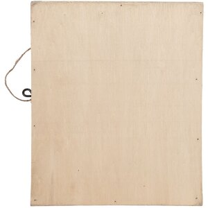Clayre & Eef Pudełko na klucze 24x7x30 cm rustykalne brązowo-białe