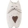Clayre & Eef Kot Dekoracyjny 8x6x14 cm Drewno