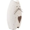 Clayre & Eef Kot Dekoracyjny 8x6x14 cm Drewno