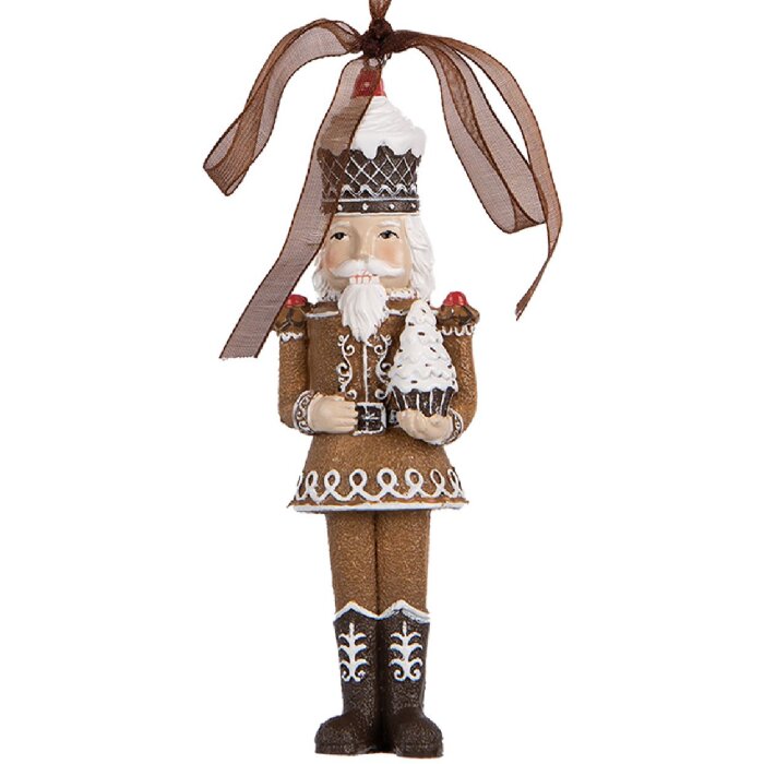 Clayre & Eef 6PR5390 Dekoracja Wisząca Łamacz Orzechów 4x2x13 cm