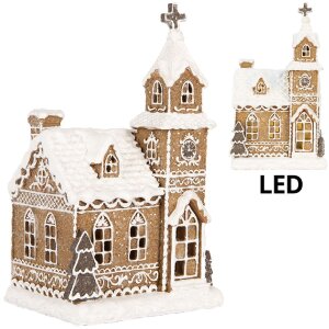 Clayre & Eef Dom z LED 14x12x23 cm