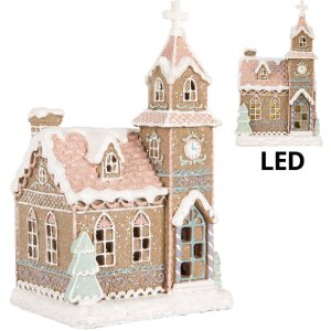Clayre & Eef Dom z LED 14x12x23 cm