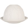 Clayre & Eef 6CE2210 Świecznik Porcelanowy Biały 12x8 cm
