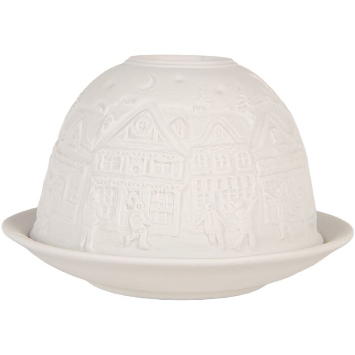 Clayre & Eef Świecznik na Świeczki Tealight Ø 12x8 cm