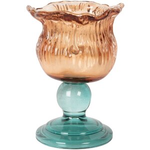 Clayre & Eef Świecznik Szklany Tealight Ø...