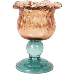 Clayre & Eef Świecznik Szklany Tealight Ø...