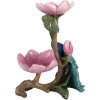 Clayre & Eef 6PR5799 Miska Dekoracyjna 18x12x24 cm Niebiesko-Różowa