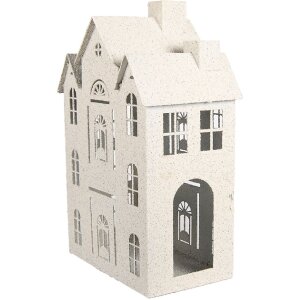 Clayre & Eef Dekoracja Dom 26x16x40 cm Beżowa