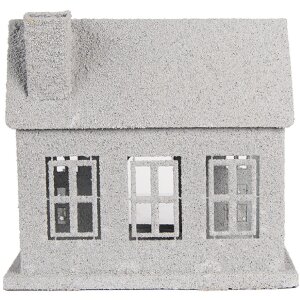 Clayre & Eef Dekoracja Dom 26x17x24 cm Szara